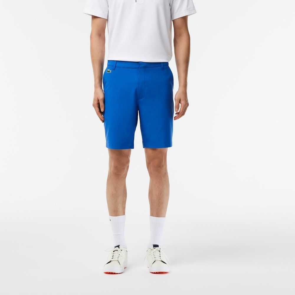 Blue Lacoste SPORT Lightweight Stretch Golf Shorts | NSZTWH-190