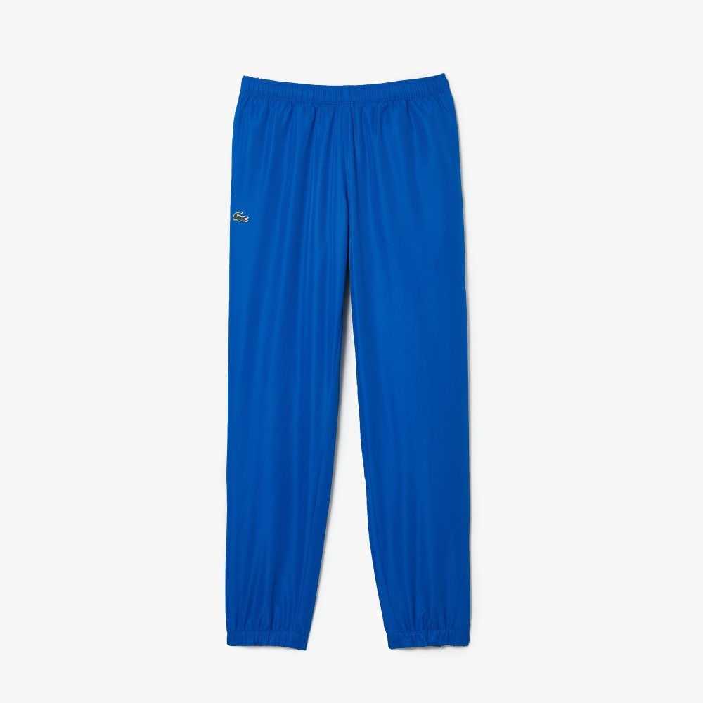 Blue Lacoste SPORT Side Prints Tennis Trackpants | TIERYW-052