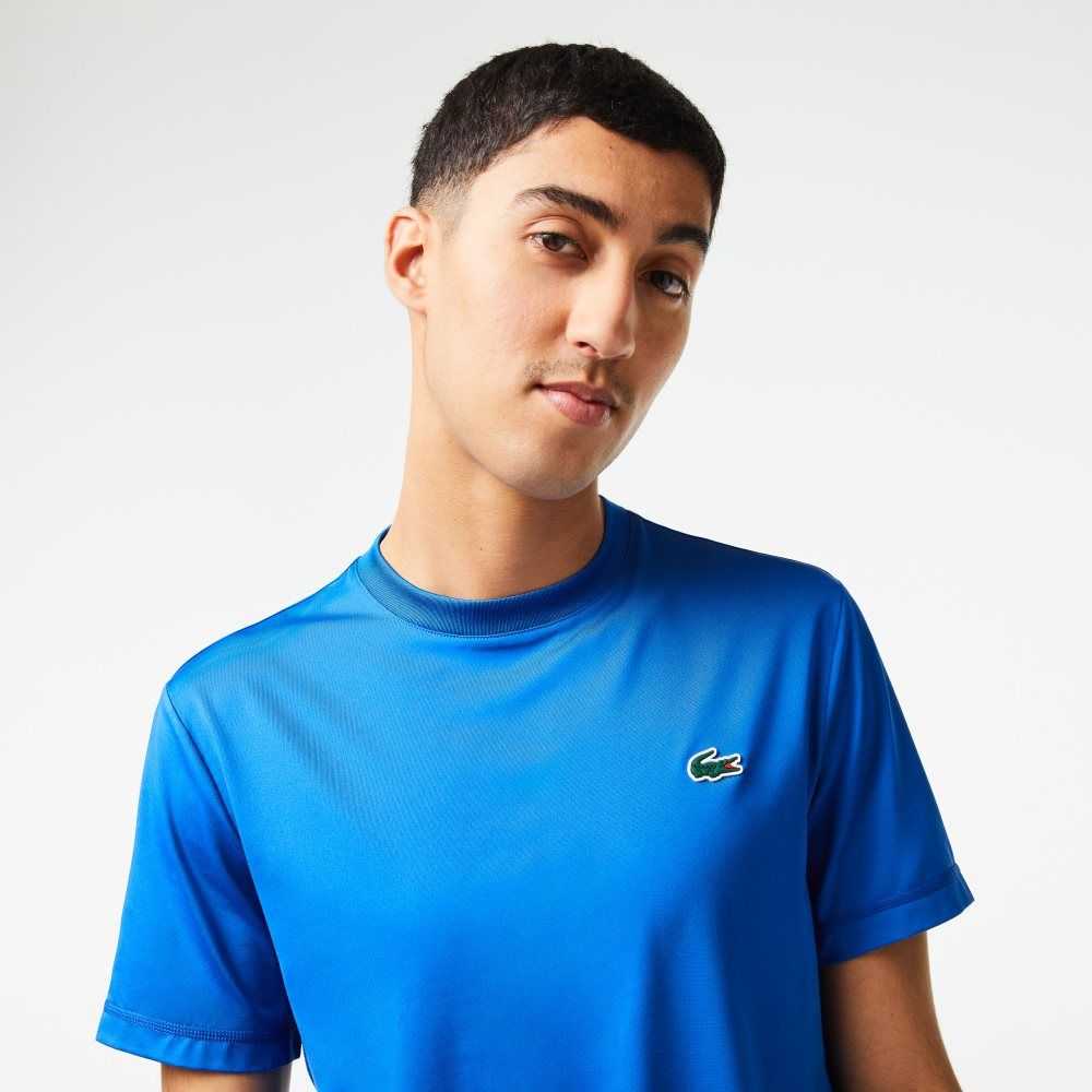 Blue Lacoste SPORT Slim Fit Stretch Jersey T-Shirt | UCPQLF-421