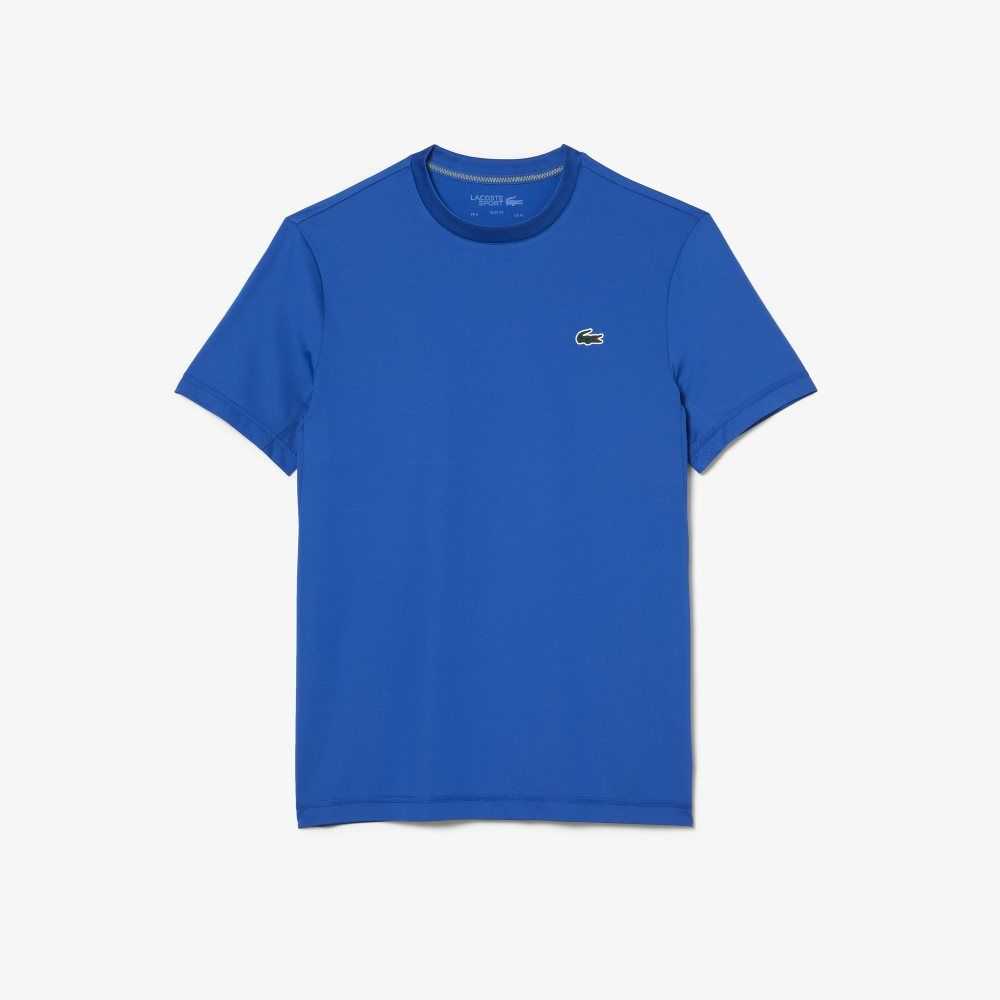 Blue Lacoste SPORT Slim Fit Stretch Jersey T-Shirt | UCPQLF-421