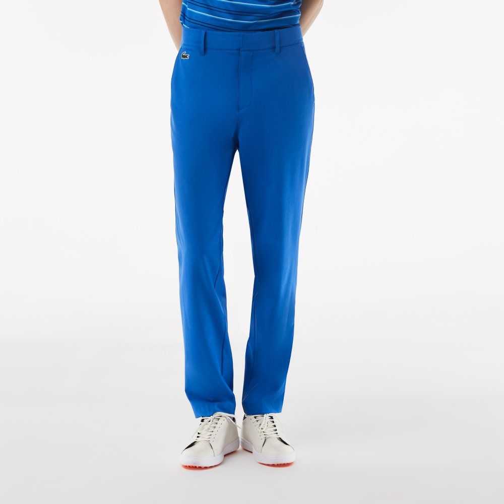 Blue Lacoste SPORT Stretch Golf Chinos | CFBZPY-024