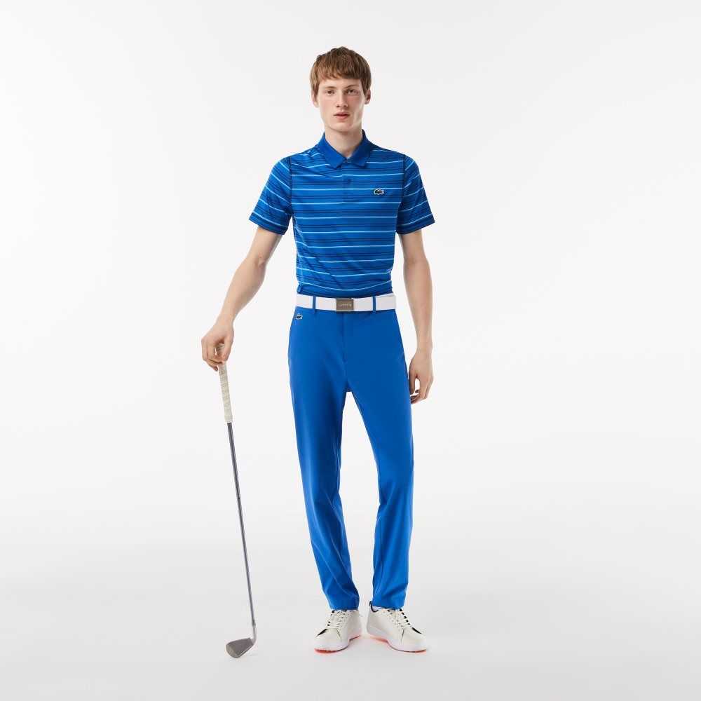 Blue Lacoste SPORT Stretch Golf Chinos | CFBZPY-024