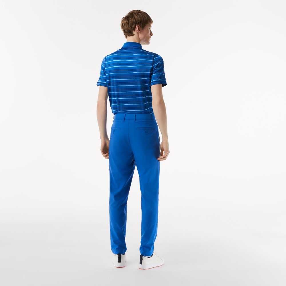 Blue Lacoste SPORT Stretch Golf Chinos | CFBZPY-024