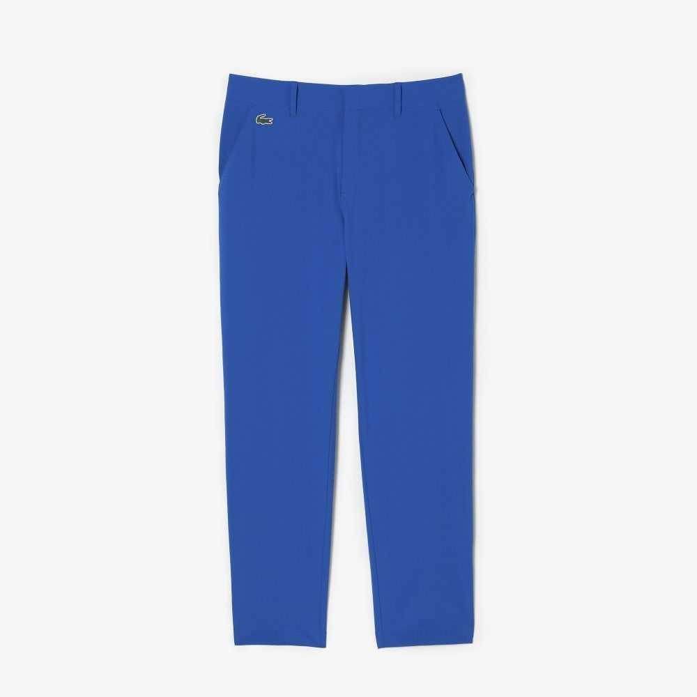 Blue Lacoste SPORT Stretch Golf Chinos | CFBZPY-024