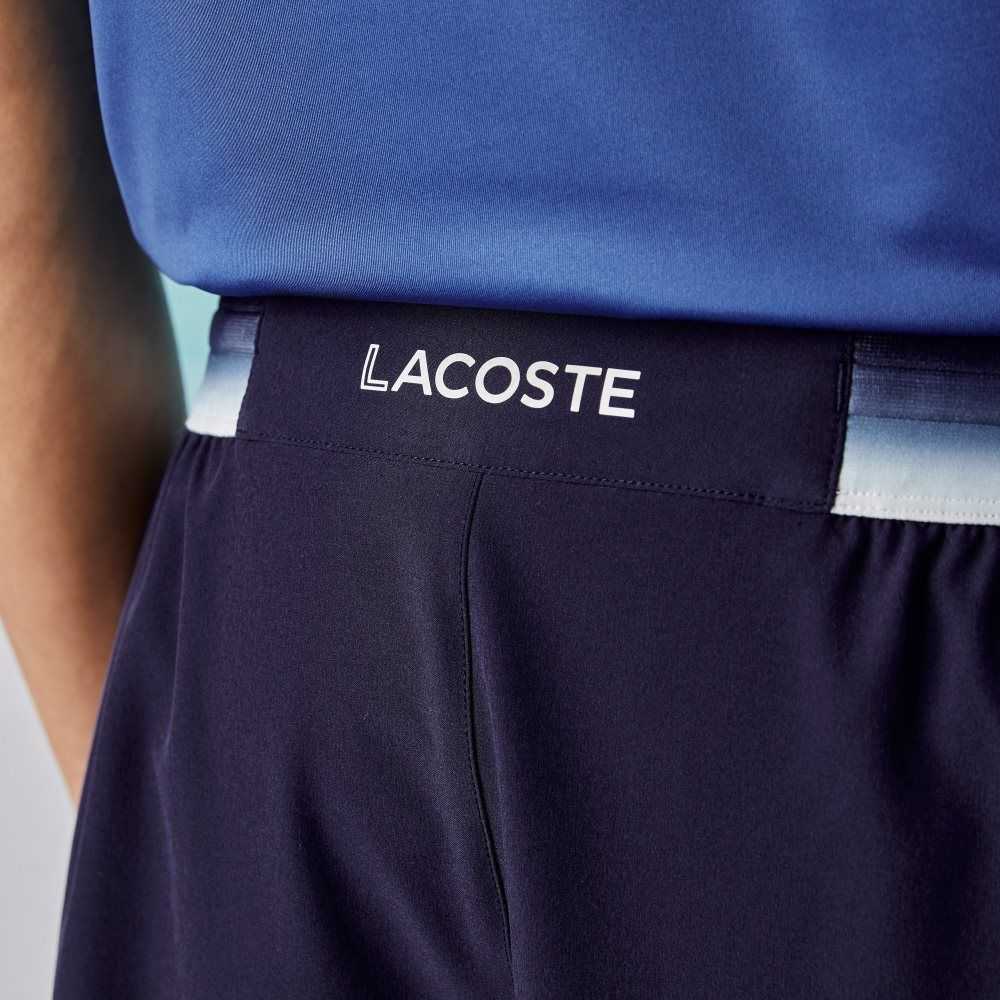 Blue Lacoste SPORT x Novak Djokovic Light Stretch Shorts | VUCGLS-907