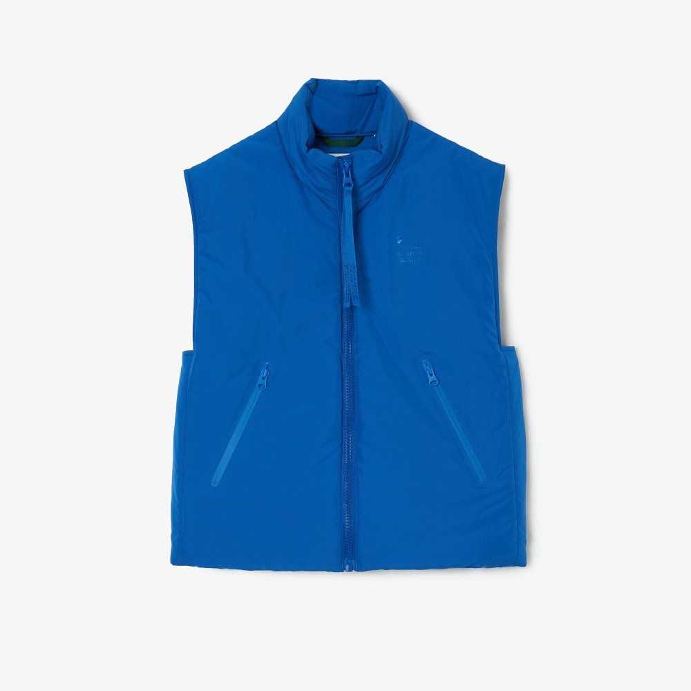 Blue Lacoste Sleeveless Bodywarmer | ZRAJCQ-654