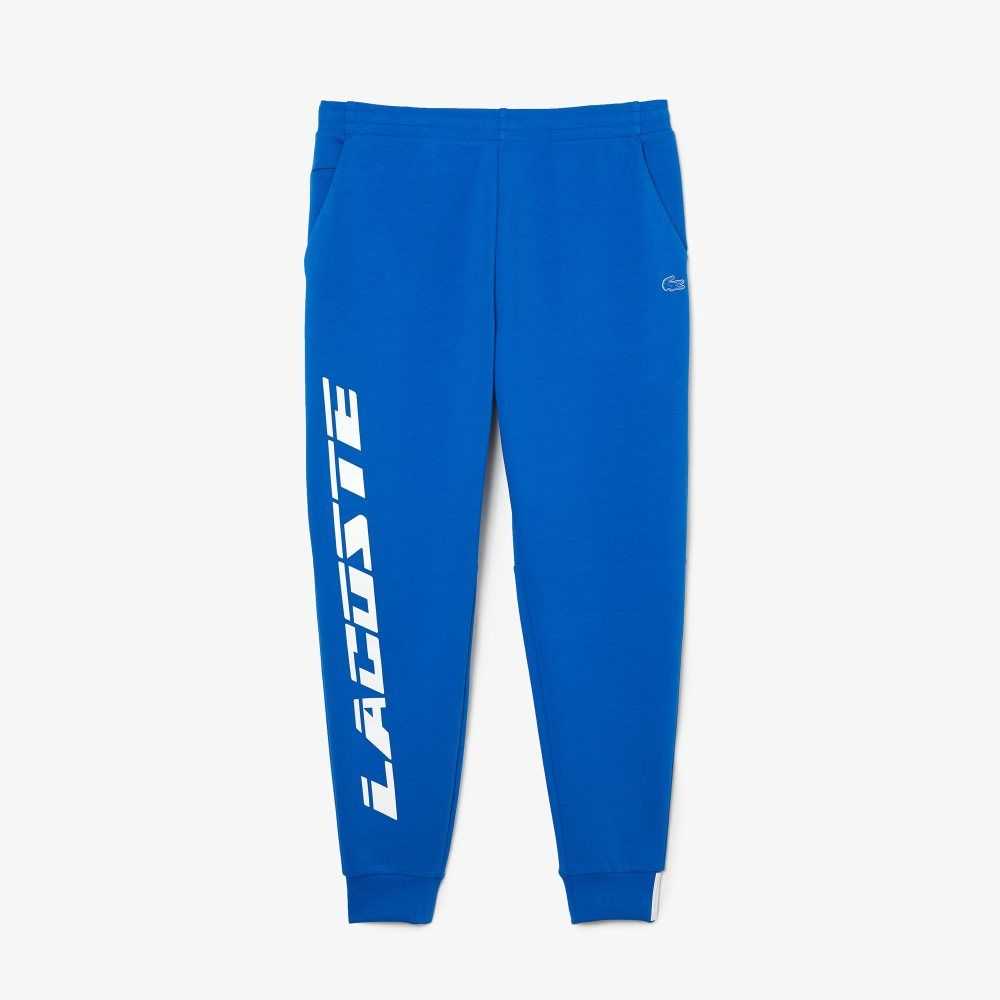 Blue Lacoste Slim Fit Branded Trackpants | EVLAYC-491