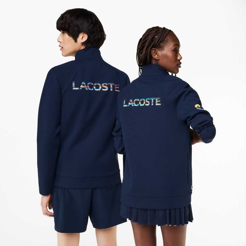 Blue Lacoste Sport Miami Open Edition Sweatshirt | ABCRNH-547