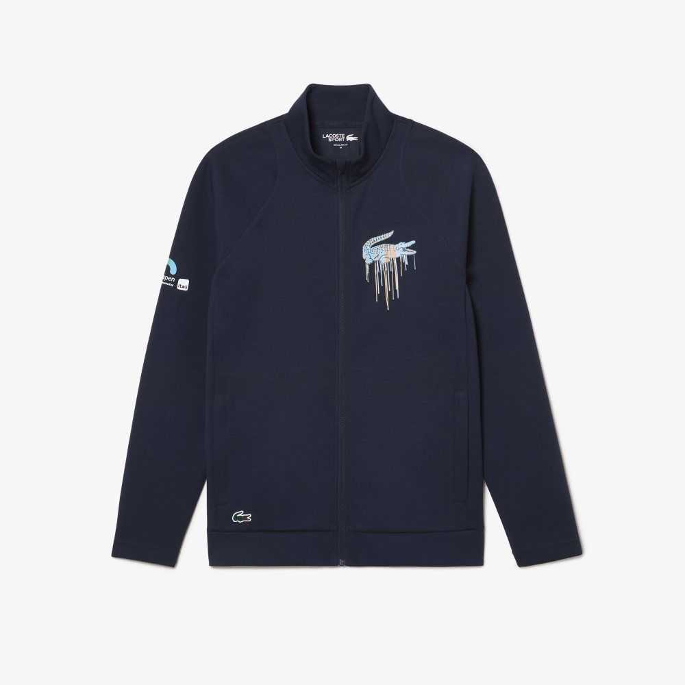 Blue Lacoste Sport Miami Open Edition Sweatshirt | ABCRNH-547