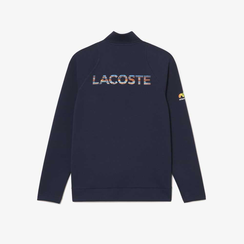 Blue Lacoste Sport Miami Open Edition Sweatshirt | ABCRNH-547