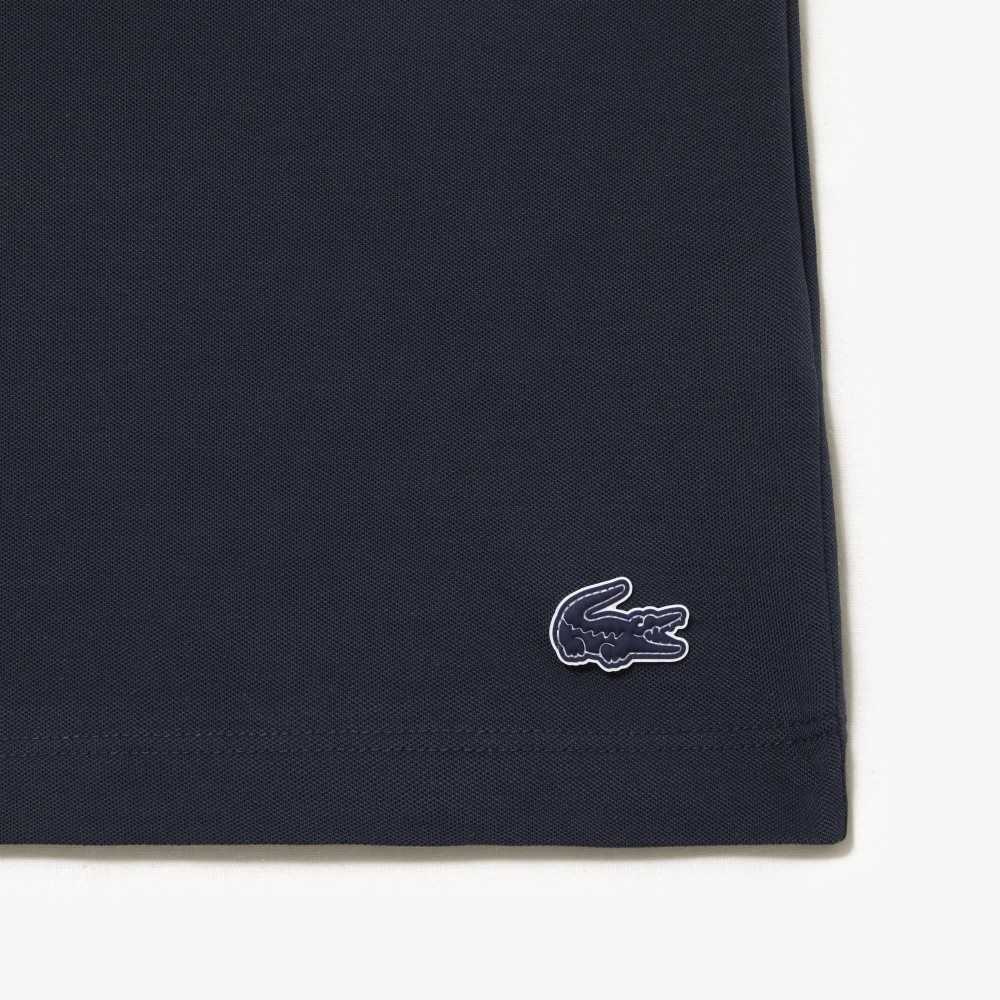 Blue Lacoste Tall Fit Logo T-Shirt | WABILC-417