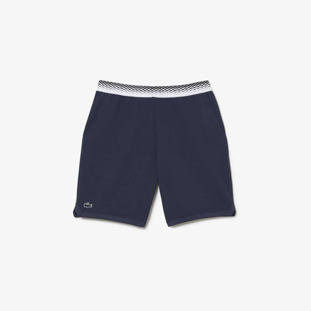 Blue Lacoste Tennis x Daniil Medvedev Mesh Shorts | FCTUAX-510