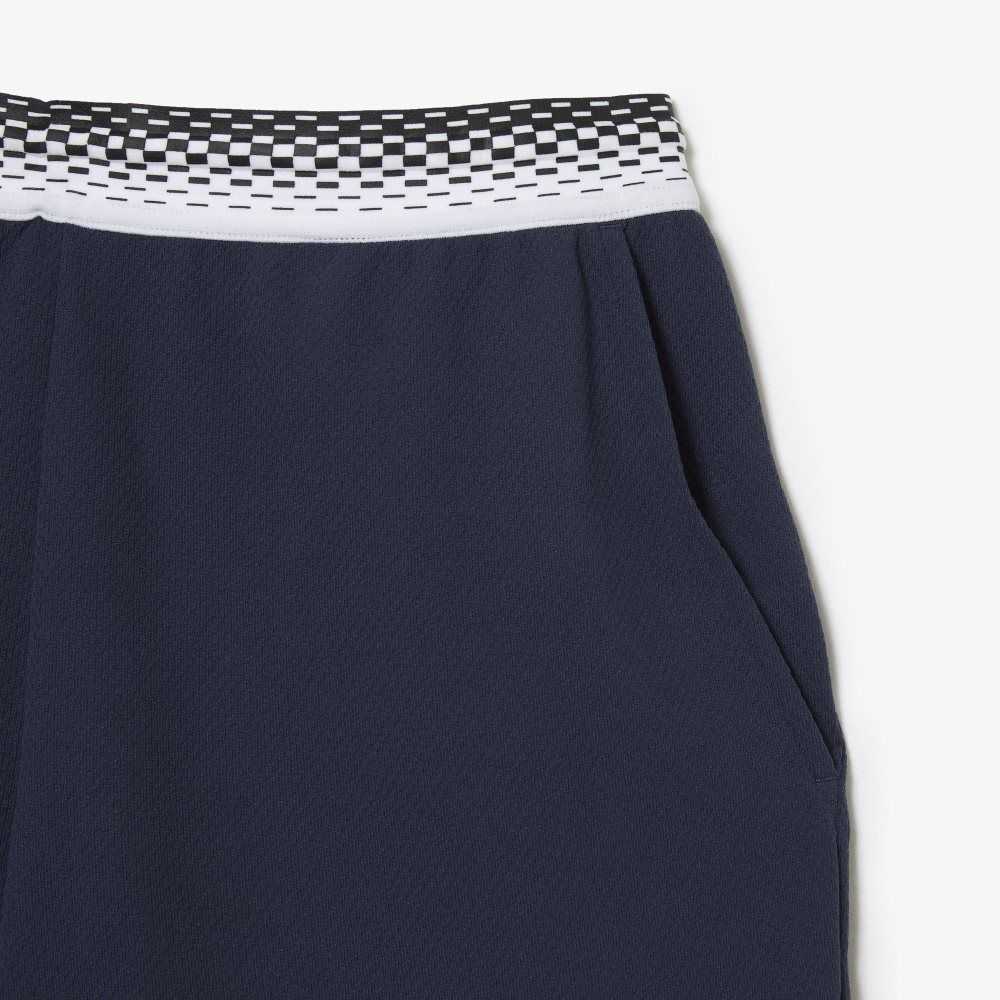 Blue Lacoste Tennis x Daniil Medvedev Mesh Shorts | FCTUAX-510