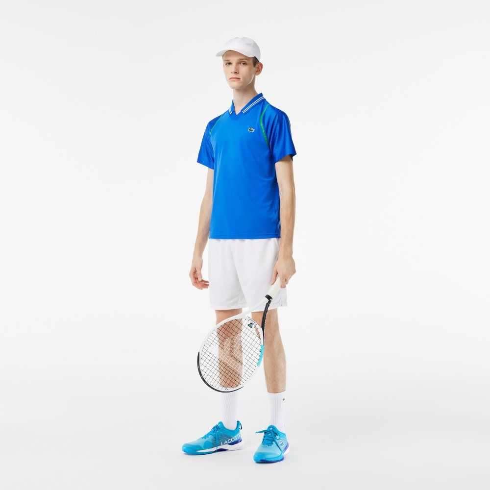 Blue Lacoste Tennis x Daniil Medvedev Polo | DVINAU-489