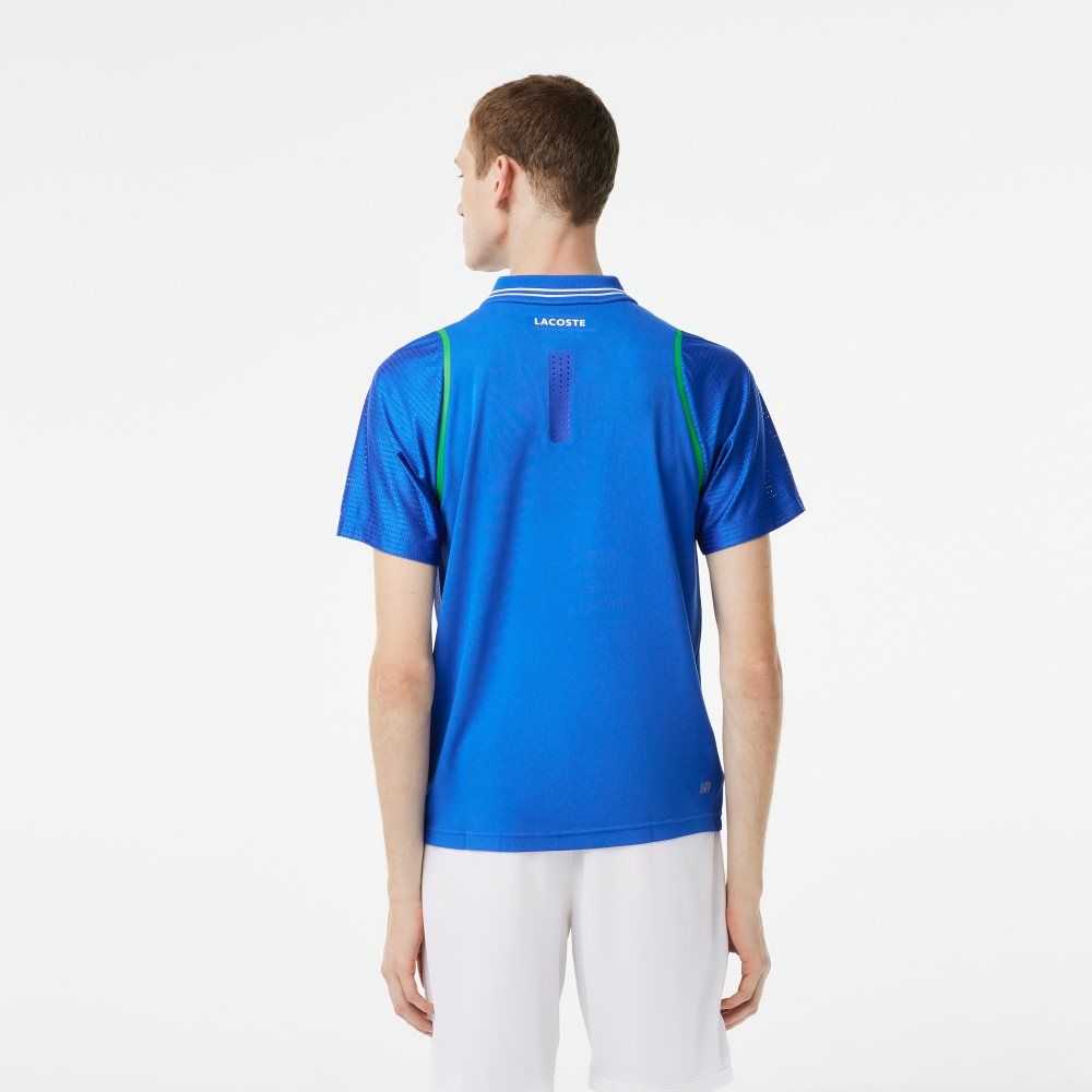 Blue Lacoste Tennis x Daniil Medvedev Polo | DVINAU-489