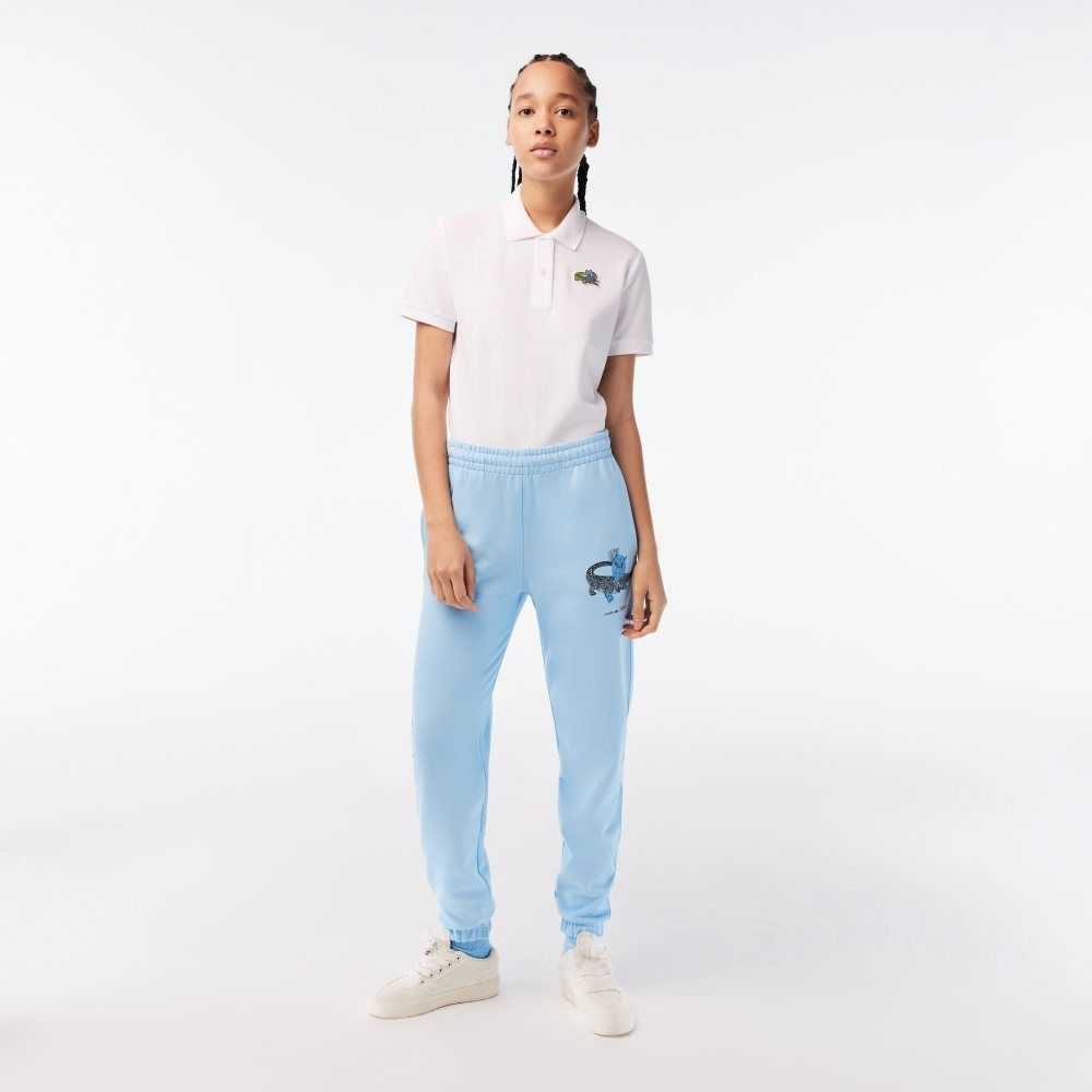 Blue Lacoste x Netflix Super Soft Track Pants | CMEKGH-830