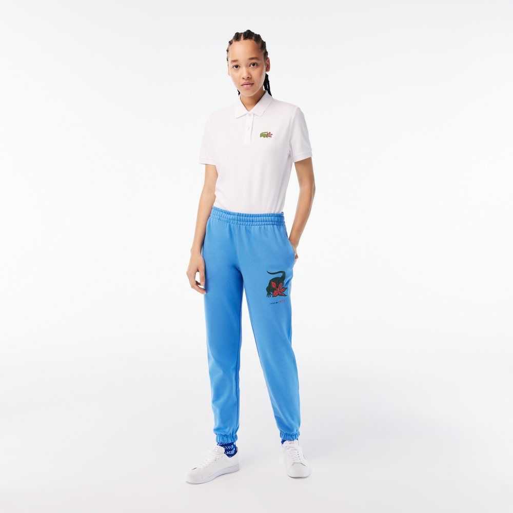 Blue Lacoste x Netflix Super Soft Track Pants | HPWCTM-694