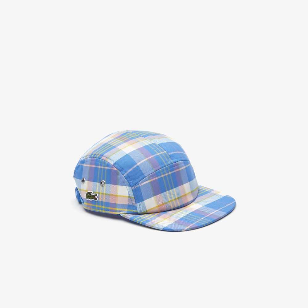 Blue / White Lacoste Checkerboard Cap | ODLMNY-512