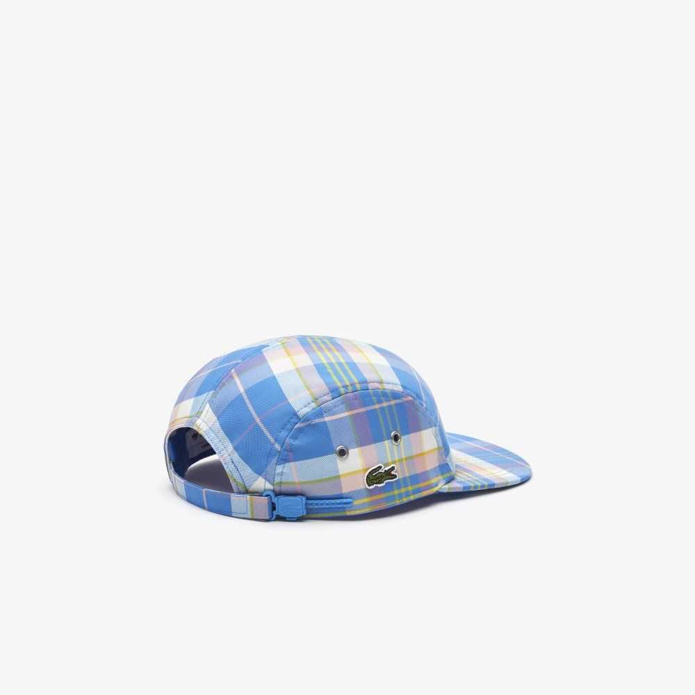 Blue / White Lacoste Checkerboard Cap | ODLMNY-512