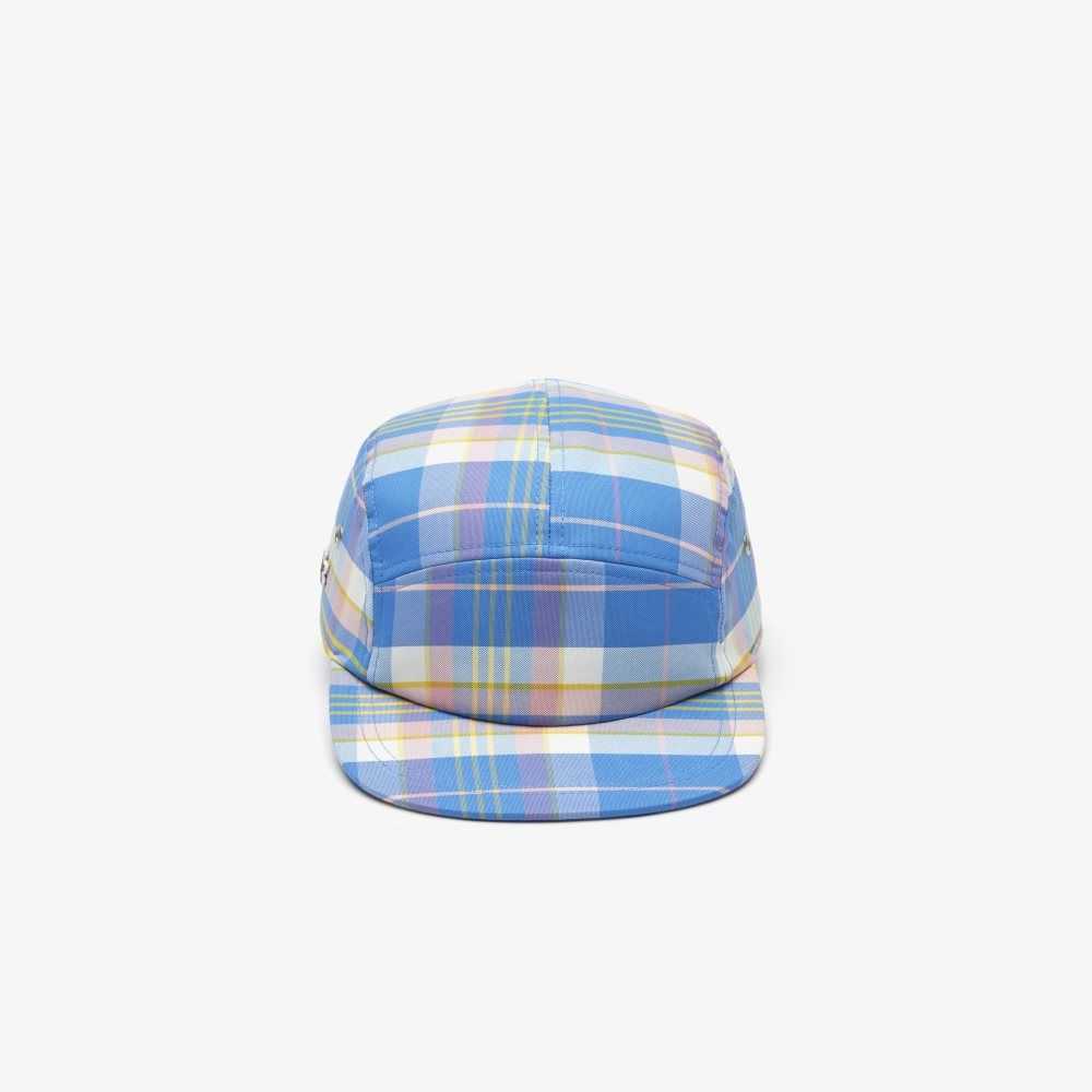 Blue / White Lacoste Checkerboard Cap | ODLMNY-512