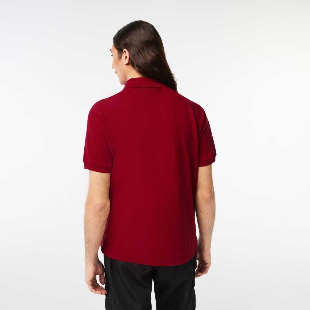 Bordeaux Lacoste Original L.12.12 petit pique cotton Polo | LWPQBZ-732