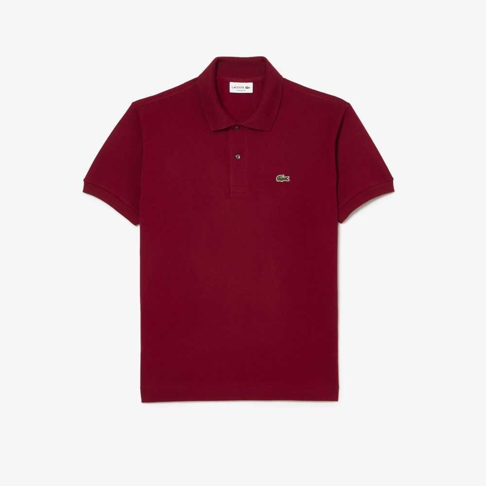 Bordeaux Lacoste Original L.12.12 petit pique cotton Polo | LWPQBZ-732