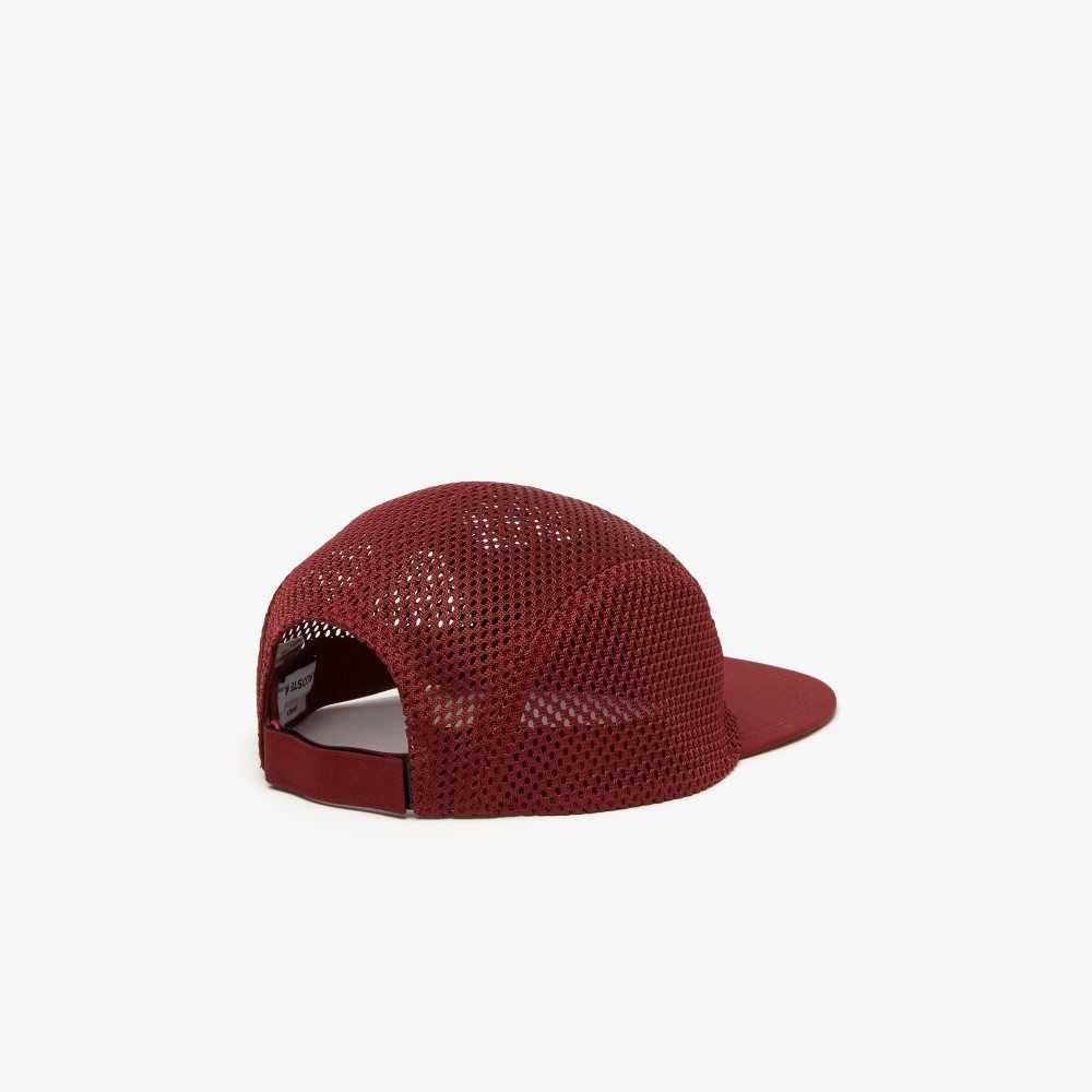 Bordeaux Lacoste Silicone Crocodile Cap | DWZJQM-745