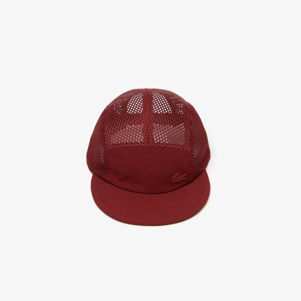 Bordeaux Lacoste Silicone Crocodile Cap | DWZJQM-745