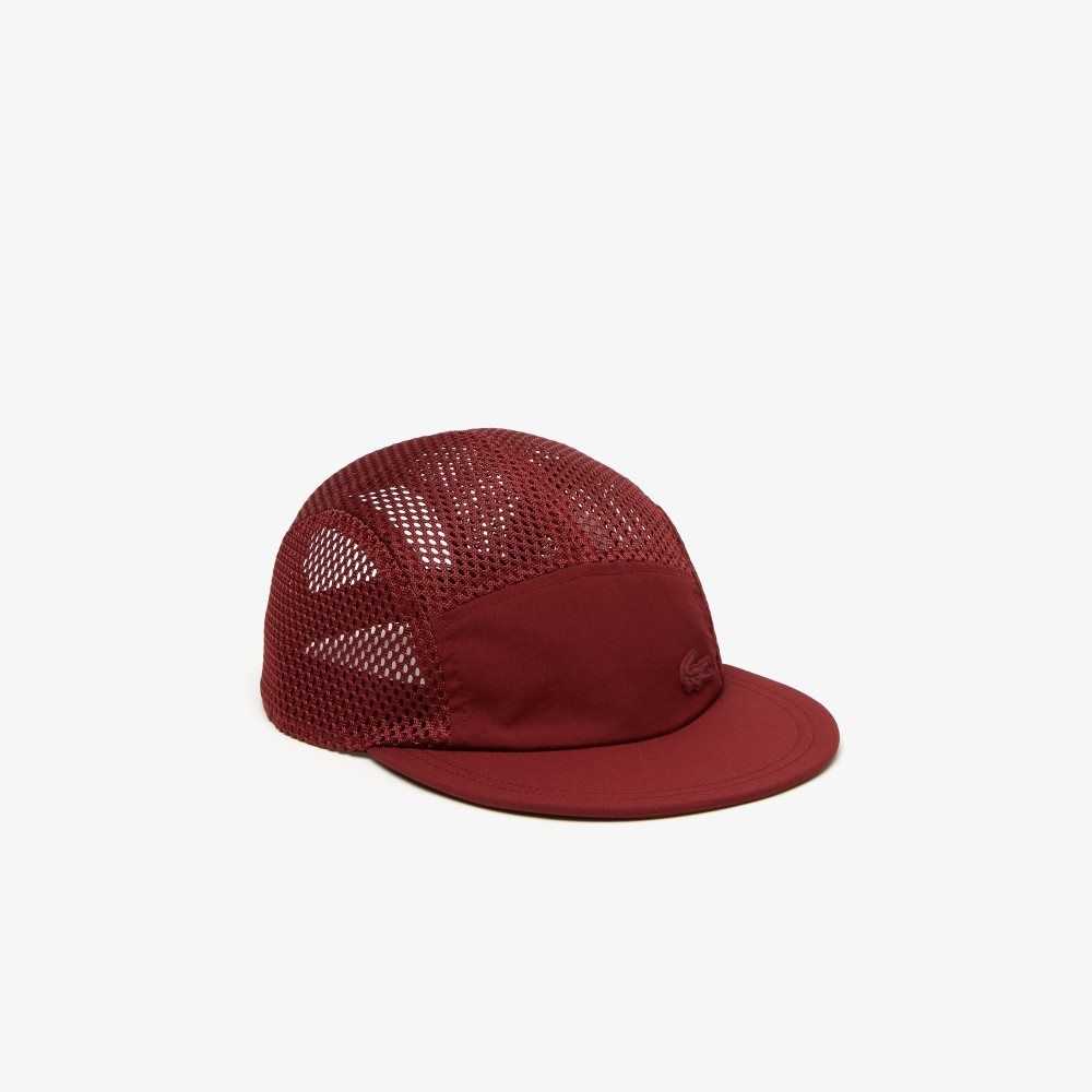 Bordeaux Lacoste Silicone Crocodile Cap | DWZJQM-745