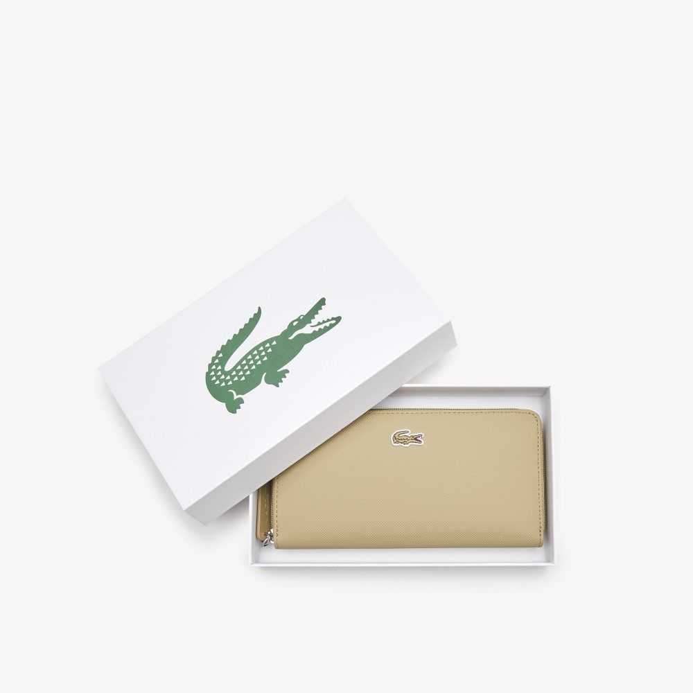 Brindille Lacoste L.12.12 Concept Petit Pique 12 Card Zip Wallet | VNGIEK-567