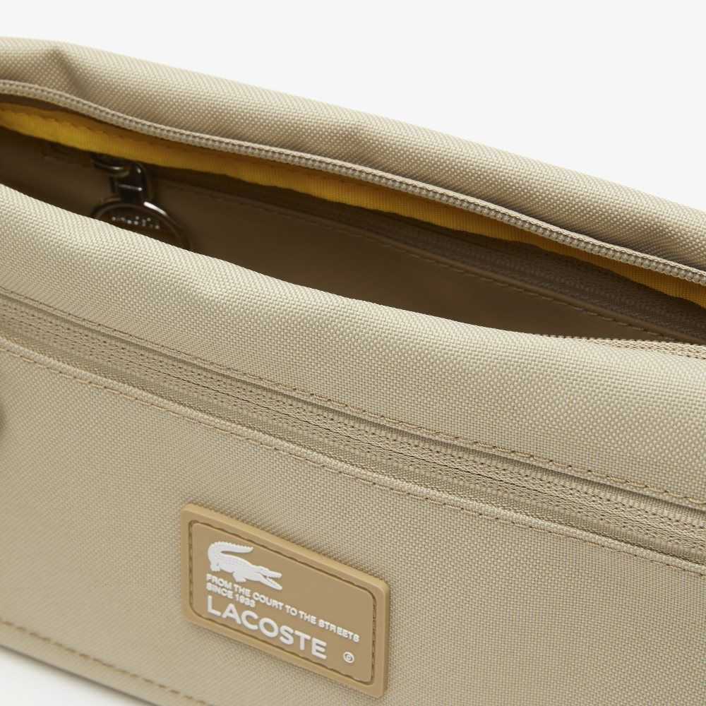 Brindille Lacoste Recycled Fiber Zipped Bag | PDQOAS-865