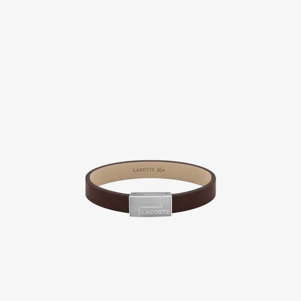 Brown Lacoste Traveler Bracelet | GANDQH-431