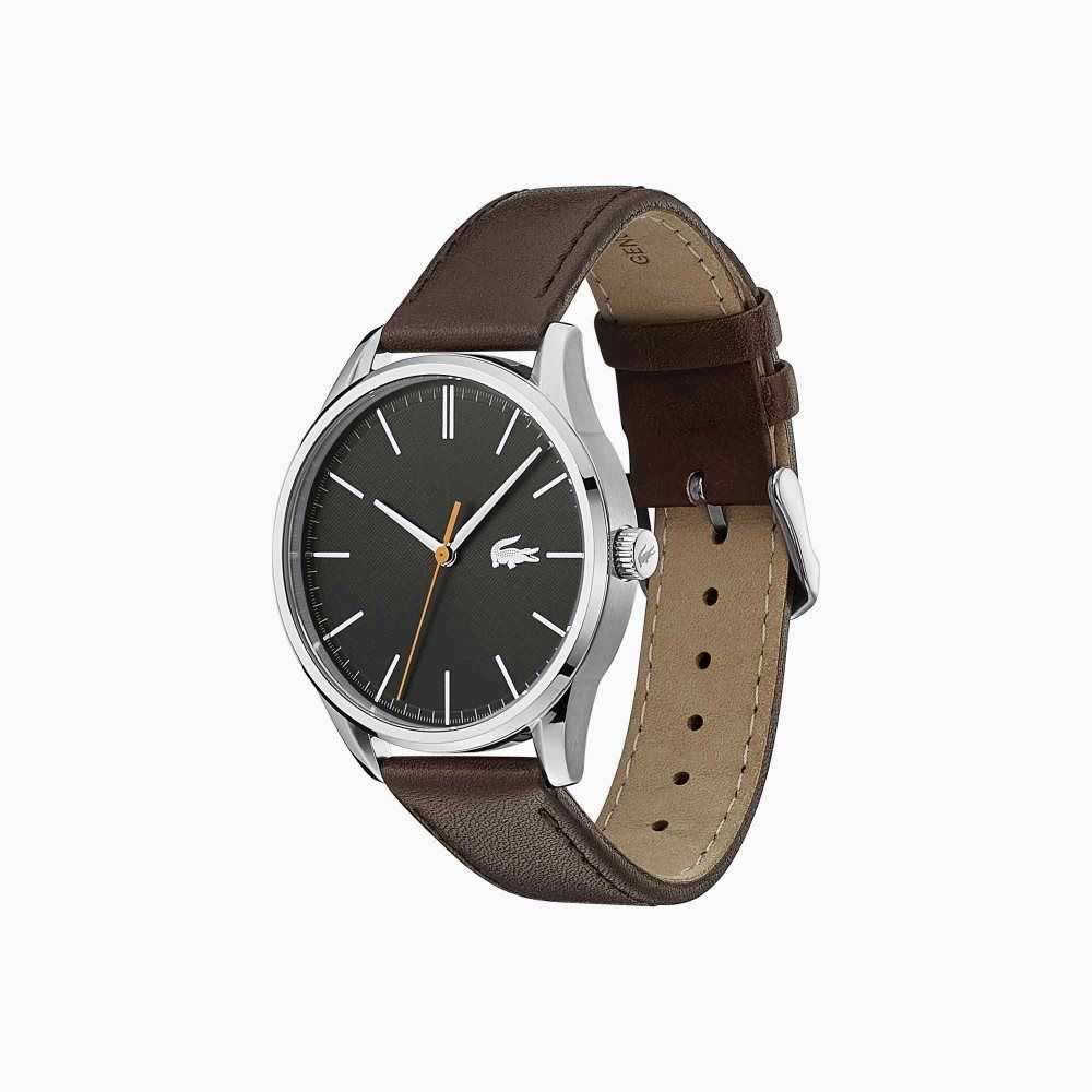 Brown Lacoste Vienna 3 Hands Watch | HBACMP-814