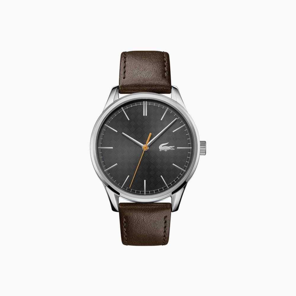 Brown Lacoste Vienna 3 Hands Watch | HBACMP-814