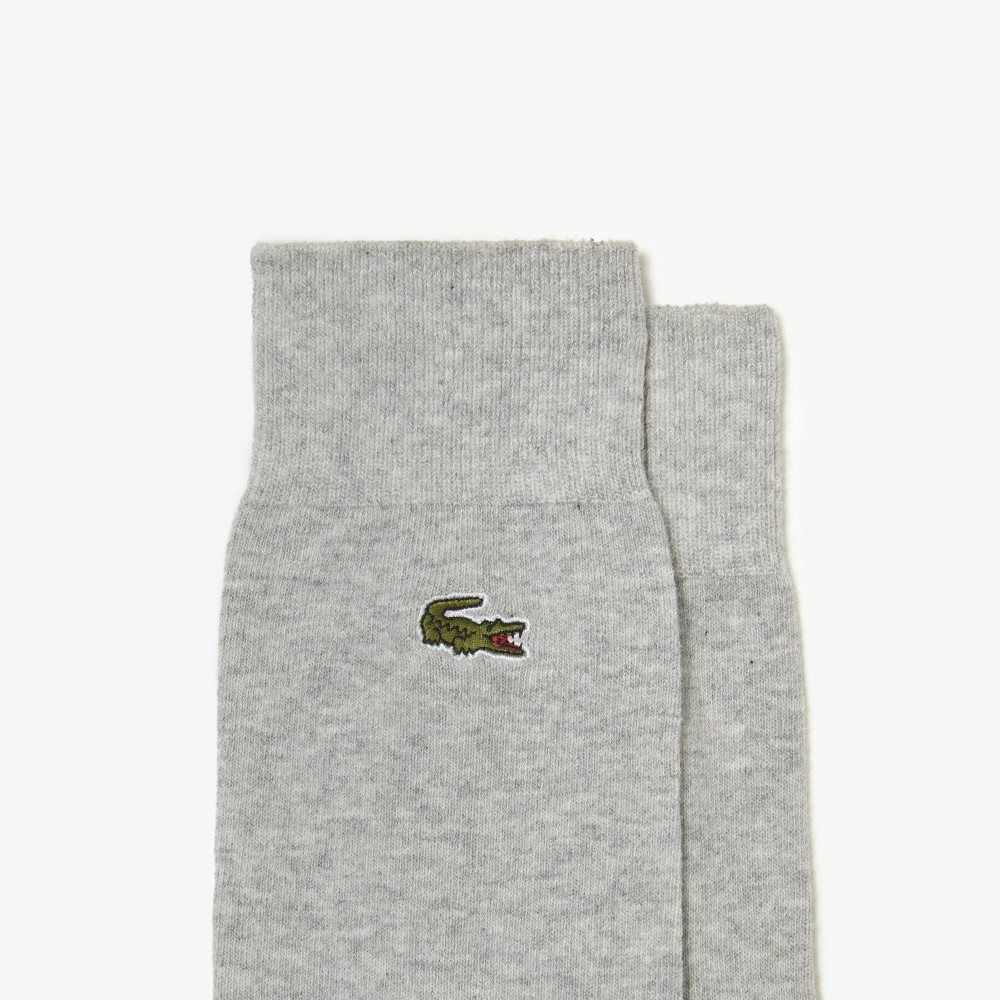 Cca Lacoste Cotton Blend High-Cut Socks | YIXMPH-862