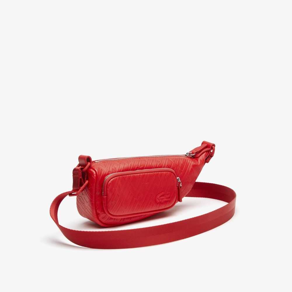 Corrida Lacoste Logo Print Shoulder Bag - Small | FRJOQV-204