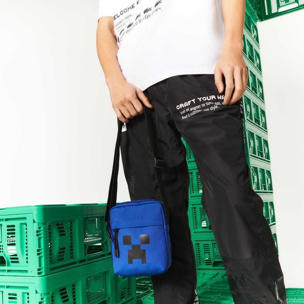 Cosmique Minecraft Lacoste x Minecraft Print Canvas Vertical Crossover Bag | EBORJD-847