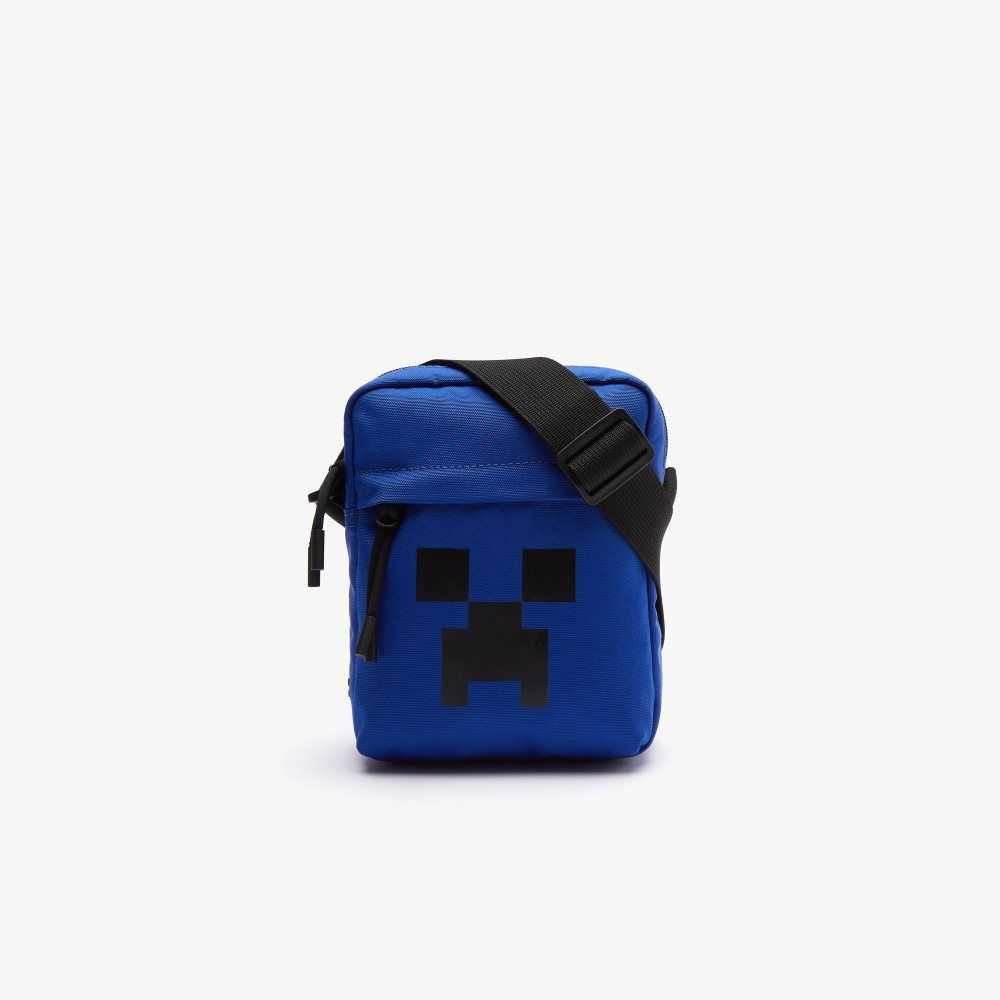 Cosmique Minecraft Lacoste x Minecraft Print Canvas Vertical Crossover Bag | EBORJD-847