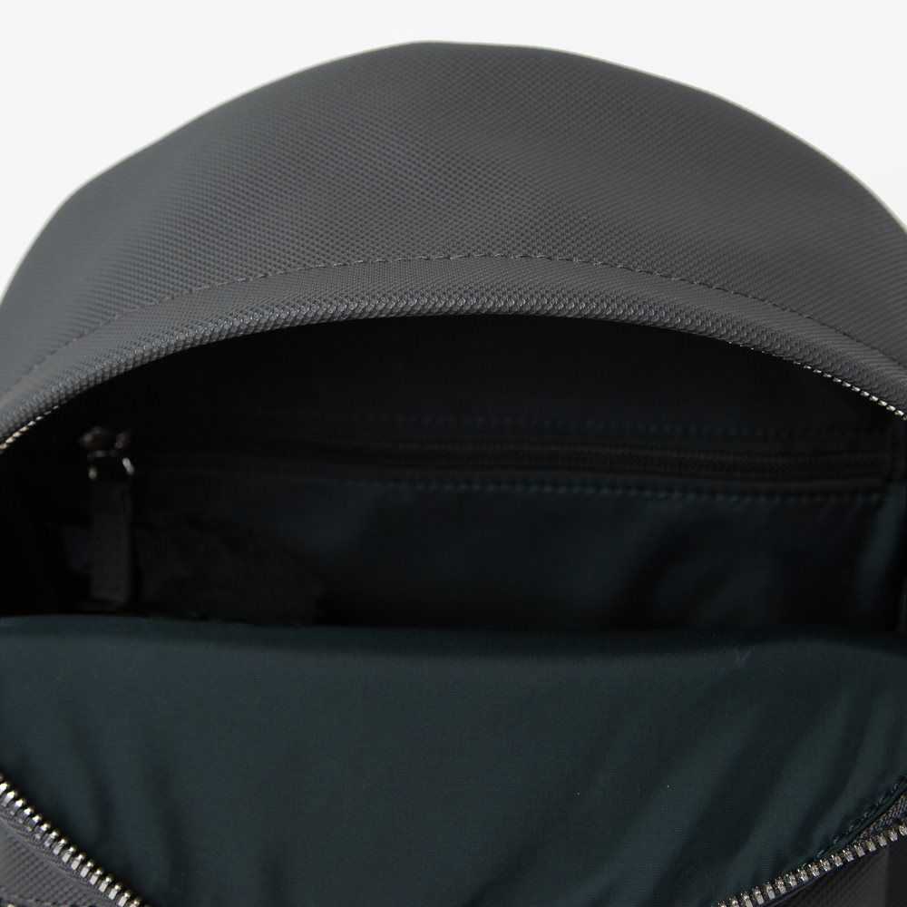 Dark Shadow Lacoste Large Front Pocket Backpack | WHEIZK-243