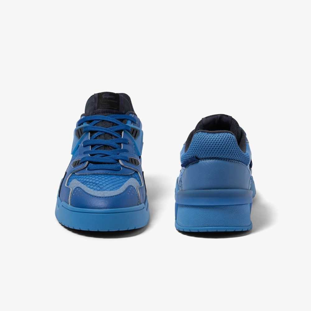 Dk Blu/Blu Lacoste LT125 Leather Sneakers | WIHSVK-963