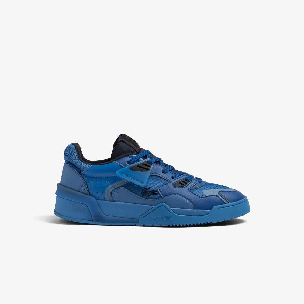 Dk Blu/Blu Lacoste LT125 Leather Sneakers | WIHSVK-963