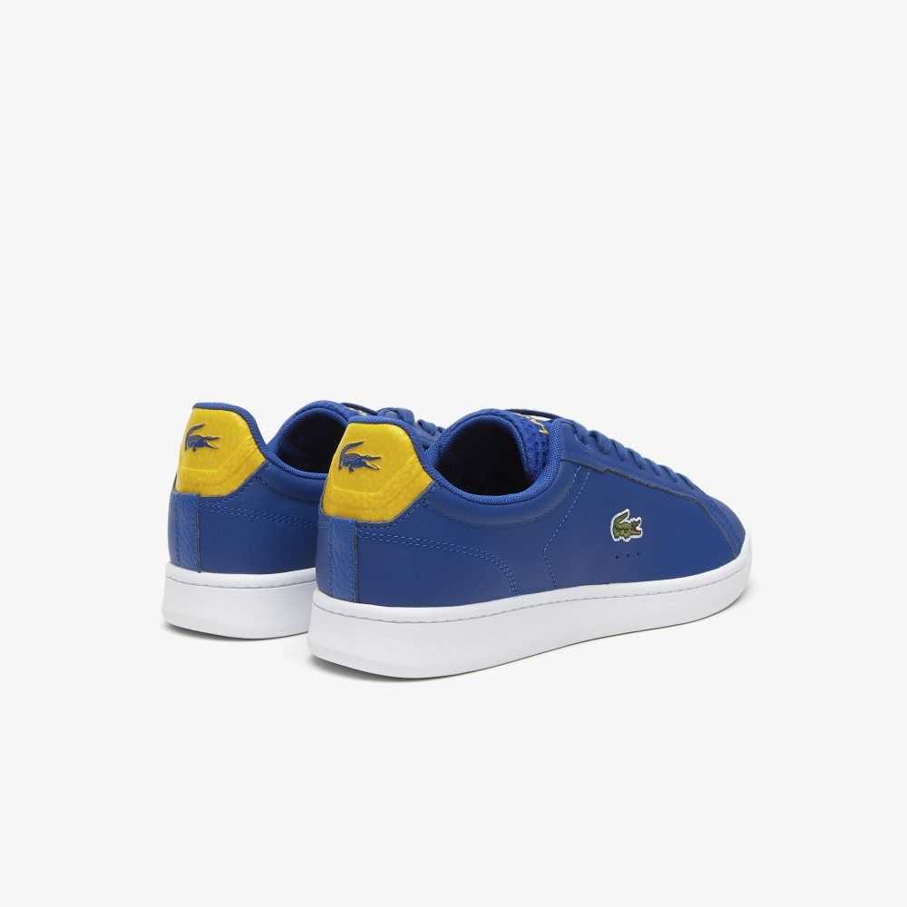 Dk Blue /White Lacoste Carnaby Pro Leather Heel Pop Sneakers | WDBGYK-068