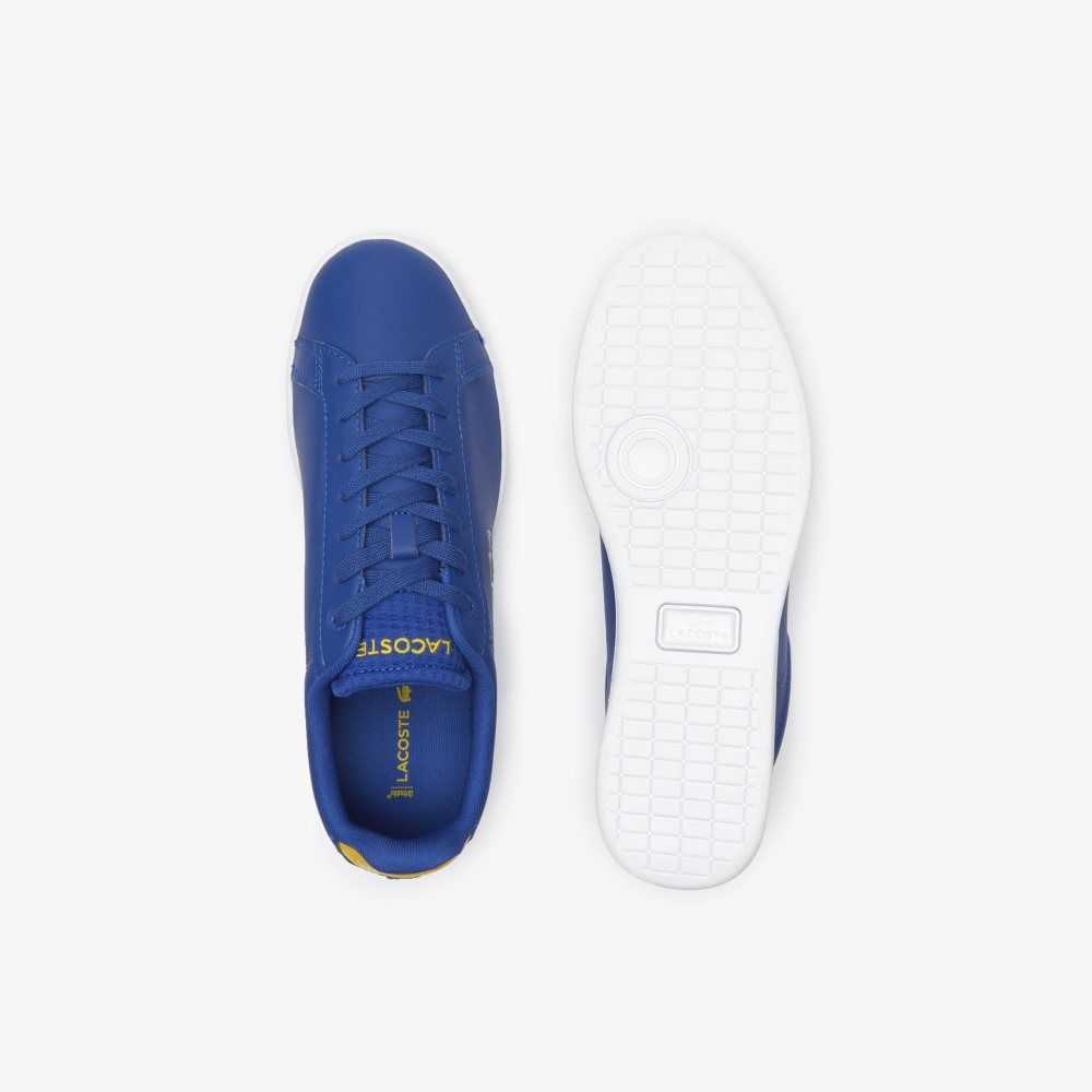 Dk Blue /White Lacoste Carnaby Pro Leather Heel Pop Sneakers | WDBGYK-068