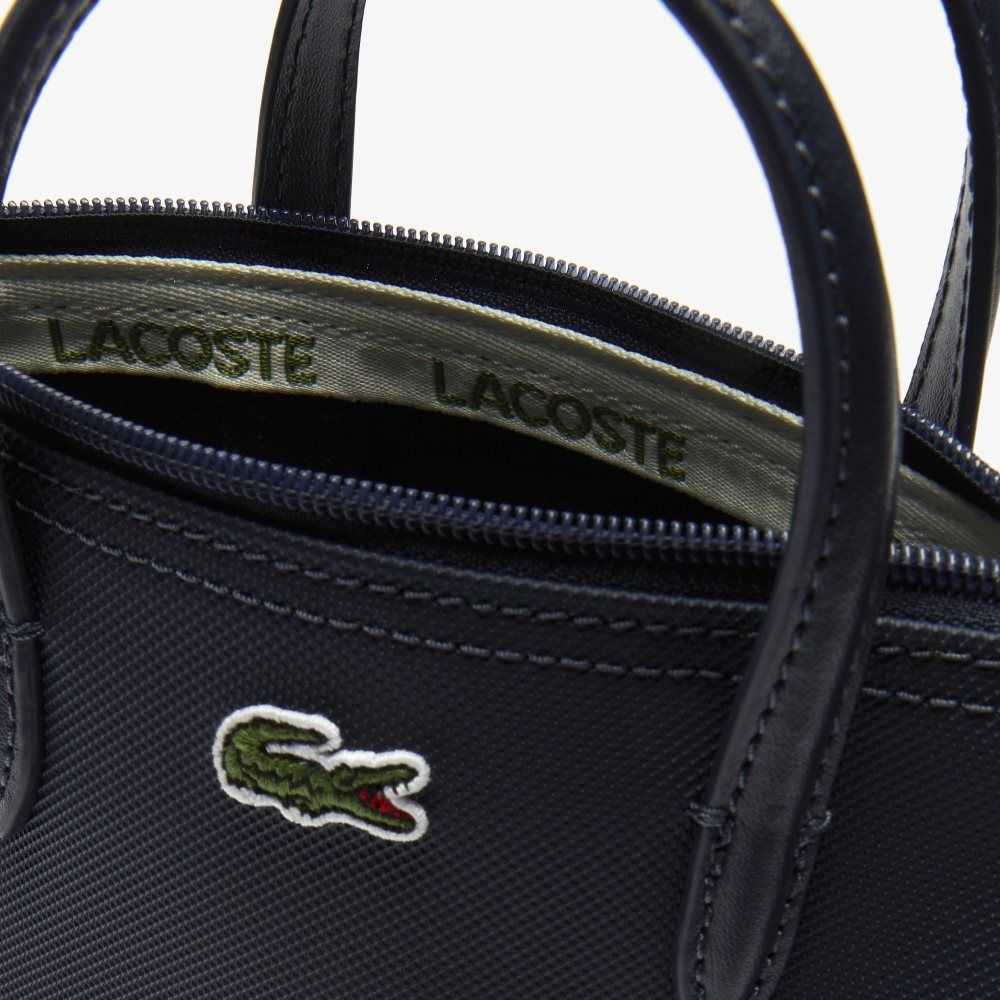 Eclipse Lacoste L.12.12 Concept Petit Pique Coated Canvas Mini Zip Tote Bag | LHPDZC-384