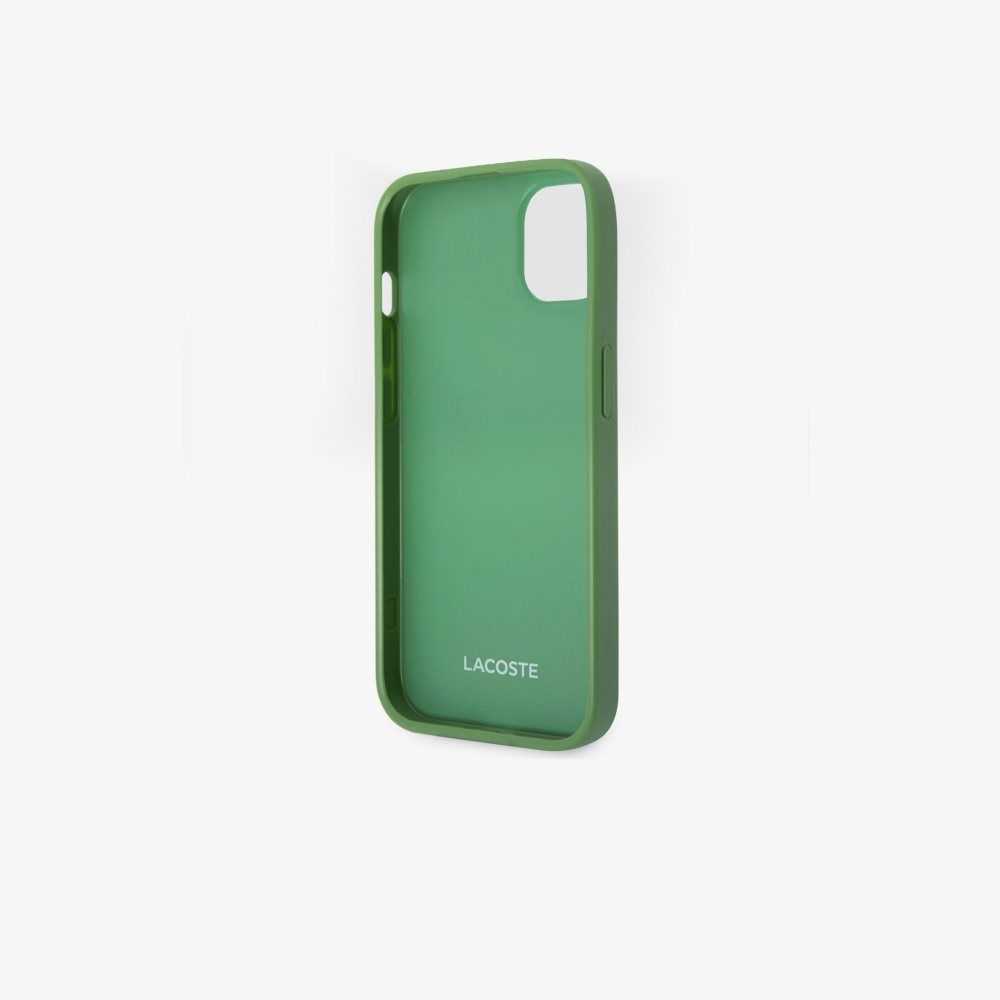 Estragon Lacoste Petit Pique Effect iPhone 14 Plus Case | CJVFNH-534