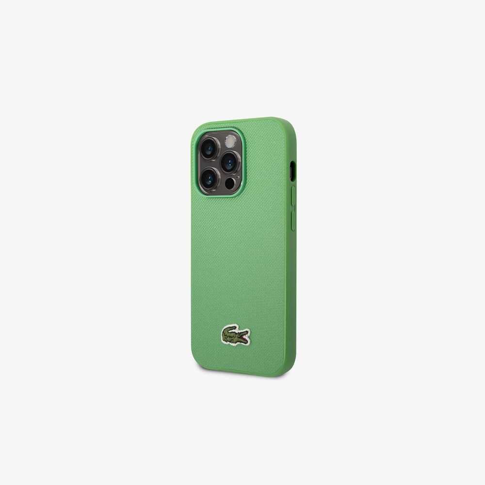 Estragon Lacoste Petit Pique Effect iPhone 14 Pro Max Case | LIEMKC-976