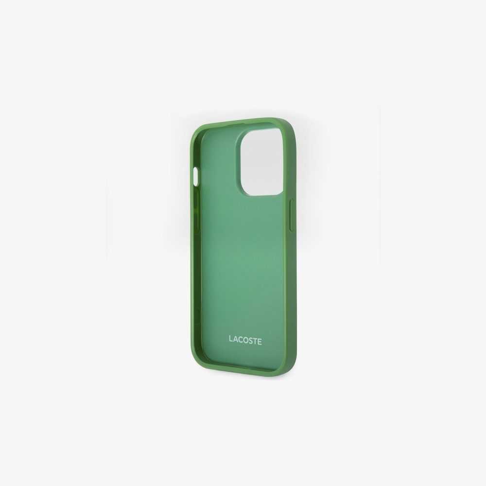 Estragon Lacoste Petit Pique Effect iPhone 14 Pro Case | MLKWYP-975