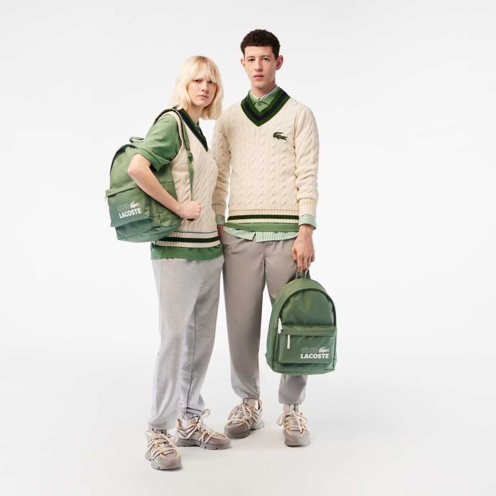 Frene Blanc Lacoste Neocroc Contrast Print Backpack | BQKGMT-419