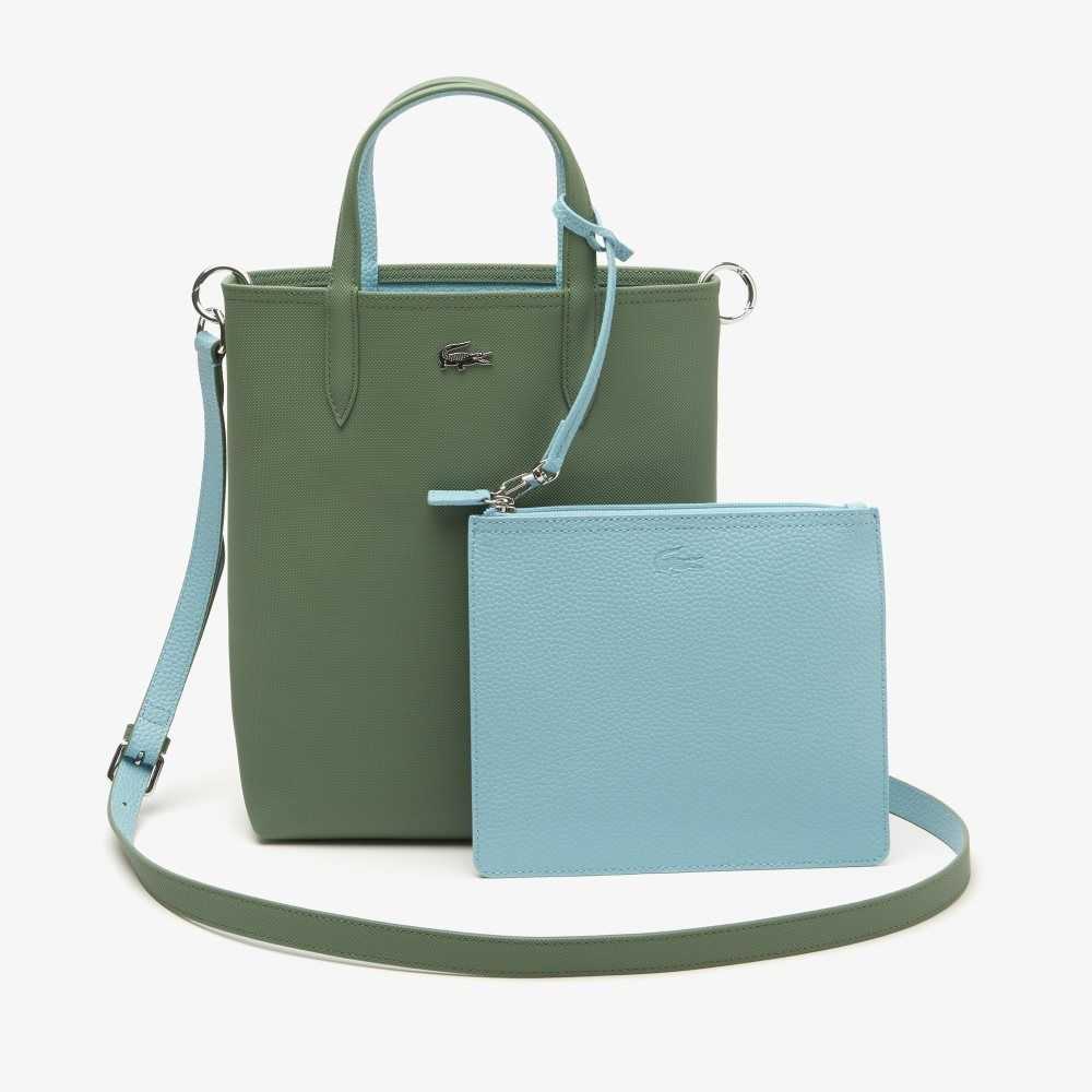 Frene Littoral Lacoste Anna Reversible Coated Canvas Tote Bag | KBZYUR-930