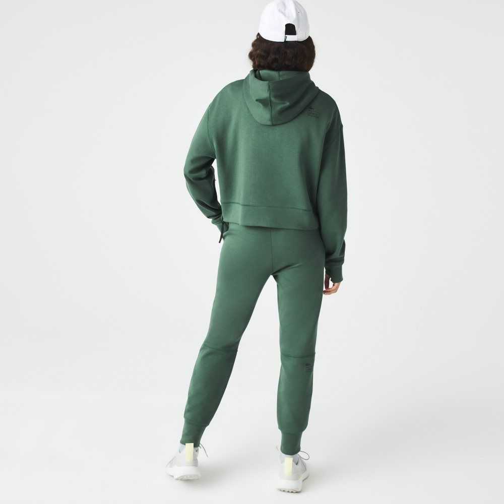 Green Lacoste Cotton Jersey Trackpants | BSQUAP-872